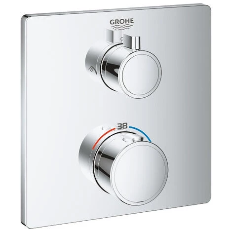 Grohe Mitigeur Thermostatique De Douche Pour Bain/Douche, Chrome (24079000) 3 Grohe Mitigeur Thermostatique De Douche Pour Bain/Douche, Chrome (24079000)