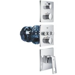 Grohe Mitigeur Thermostatique De Douche Pour Bain/Douche, Chrome (24079000) 9 Grohe Mitigeur Thermostatique De Douche Pour Bain/Douche, Chrome (24079000) -GROHE Soldes 10117182 4