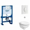 Pack WC Suspendu Hauteur Réduite Grohe | Abattant Standard 2 Pack WC Suspendu Hauteur Réduite Grohe | Abattant Standard -GROHE Soldes 10562294 1