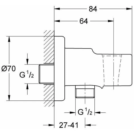 GROHE Relexa Coude à Encastrer 1/2'' 4 GROHE Relexa Coude à Encastrer 1/2'' – Image 2