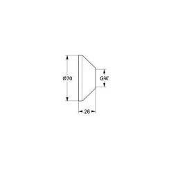 Grohe Rosace (0221000M) -GROHE Soldes 10747978 2