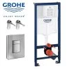 Bâti-support WC Grohe Rapid SL + Plaque De Commande + Kit Fixation équerre Murale -GROHE Soldes 11611415 1