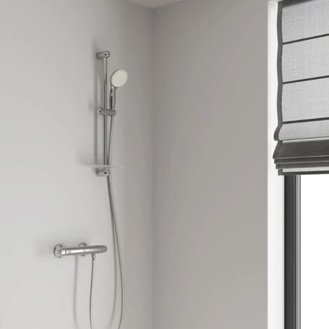 GROHE Douchette 2 Jets Tempesta 100 Avec Barre De Douche Et Porte Savon 3 GROHE Douchette 2 Jets Tempesta 100 Avec Barre De Douche Et Porte Savon