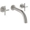 GROHE Mitigeur Lavabo Couleur Mural Atrio Taille S Avec Corps Encastré, Supersteel - Acier Mat -GROHE Soldes 12284246 1