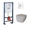 Pack WC Grohe Rapid SL + Cuvette Sans Bride KELOS Blanc + Plaque Skate Air Chromé 1 Pack WC Grohe Rapid SL + Cuvette Sans Bride KELOS Blanc + Plaque Skate Air Chromé -GROHE Soldes 14945428 1