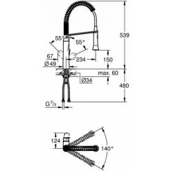 GROHE K7 Mitigeur Monocommande Evier Grohe 31379000 5 GROHE K7 Mitigeur Monocommande Evier Grohe 31379000 -GROHE Soldes 15741883 2