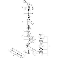 Grohe Mitigeur Monocommande De Lavabo Allure, Taille M - 32757000 9 Grohe Mitigeur Monocommande De Lavabo Allure, Taille M - 32757000 -GROHE Soldes 16019712 4
