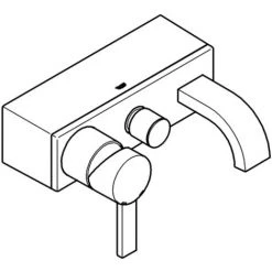 Grohe Mitigeur Monocommande De Baignoire Allure, Montage Mural - 32826000 -GROHE Soldes 16019725 2