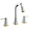 Grohe Mélangeur Lavabo 3 Trous Grandera, Taille L DN 15, Coloris: Chrome / Or - 20389IG0 -GROHE Soldes 16020080 1