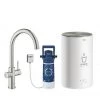 Grohe Red Duo Robinet Et Chaudière Taille M, C-spout, Coloris: Acier Super - 30083DC1 -GROHE Soldes 16020424 1
