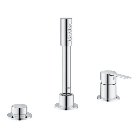 Grohe Linear Combinaison De Baignoire à 3 Trous à Une Main, Sans Bec Verseur - 19965001 3 Grohe Linear Combinaison De Baignoire à 3 Trous à Une Main, Sans Bec Verseur - 19965001