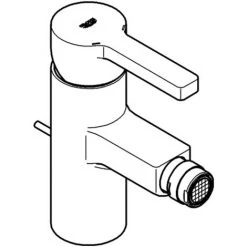 Grohe Grand Mélangeur Bidet Linéaire à Une Main, Avec Ensemble De Vidange, Coloris: Chrome - 33848001 -GROHE Soldes 16085041 2