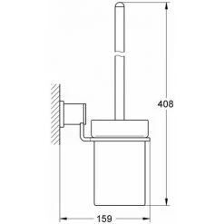 Grohe Brosse De Toilette Allure Chromé - 40340000 -GROHE Soldes 16085158 4