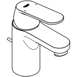 Grohe Mitigeur Monocommande De Lavabo Eurosmart Cosmopolitan, Taille S Avec Vidage - 32825000 -GROHE Soldes 16085223 2