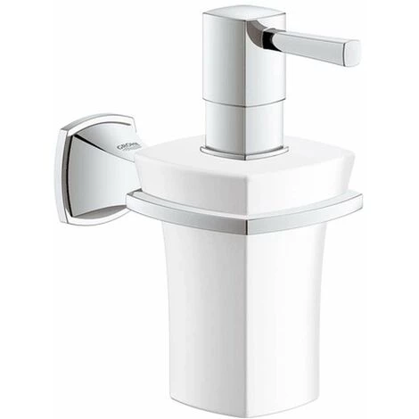 Grohe Porte-savon Grandera Avec Distributeur De Savon Céramique, Coloris: Chrome - 40627000 3 Grohe Porte-savon Grandera Avec Distributeur De Savon Céramique, Coloris: Chrome - 40627000