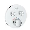 Grohe Grohtherm SmartControl Thermostat Avec Deux Vannes D'arrêt, Rosace Murale Ronde, Blanc Lune - 29151LS0 2 Grohe Grohtherm SmartControl Thermostat Avec Deux Vannes D'arrêt, Rosace Murale Ronde, Blanc Lune - 29151LS0 -GROHE Soldes 16085660 1