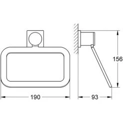 Grohe Allure Verre Cristal Pour Support 40278000 - 40254000 -GROHE Soldes 16085690 3