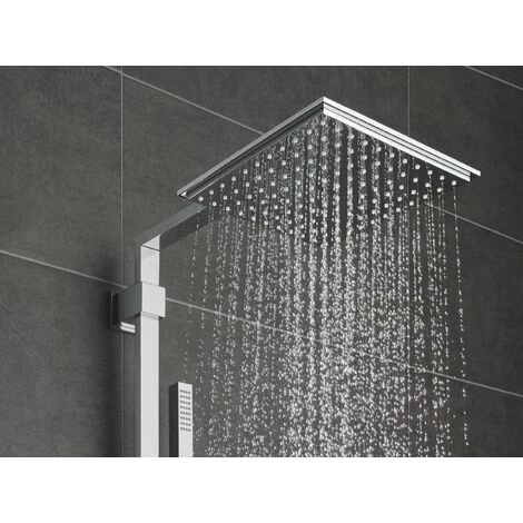 GROHE Euphoria Cube System 230 Colonne De Douche Avec Thermostatique Pour Montage Mural - Chromé 5 GROHE Euphoria Cube System 230 Colonne De Douche Avec Thermostatique Pour Montage Mural - Chromé – Image 3