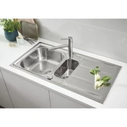 Évier GROHE K400+ - Acier Inox 11 Évier GROHE K400+ - Acier Inox -GROHE Soldes 16433008 5