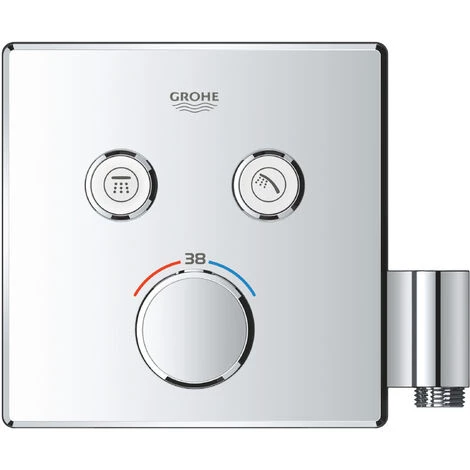GROHE Grohtherm SmartControl Thermostatique Pour Installation Encastrée 2 Sorties - Chromé 4 GROHE Grohtherm SmartControl Thermostatique Pour Installation Encastrée 2 Sorties - Chromé – Image 2