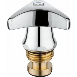 Tete Grohe Poignée Trecorn Bleue, 1/2", Chromé 11101000