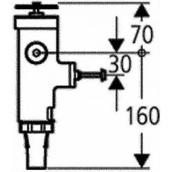 GROHE Reservoir De Chasse Pour Robinetterie De Rechange WC, Basse Pression Sans Valve D Arret/ Coude D Evacuation -GROHE Soldes 17151471 3