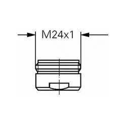 Mousseur M22X1M, Chrome, GROHE, Ref.13928000 - Besoin D'Habitat -GROHE Soldes 18384629 2