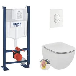 Grohe Pack WC Rapid SL Autoportant + Cuvette Ideal Standard T354601 + Plaque Skate Air Blanche (ProjectTesi-3) 8 Grohe Pack WC Rapid SL Autoportant + Cuvette Ideal Standard T354601 + Plaque Skate Air Blanche (ProjectTesi-3) -GROHE Soldes 18653116 2
