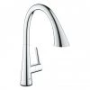 Grohe Zedra Touch Mitigeur D'évier électronique D'une Seule Main, Spray De Rinçage Extractible,, Coloris: Chrome - 30219002 -GROHE Soldes 19215931 1
