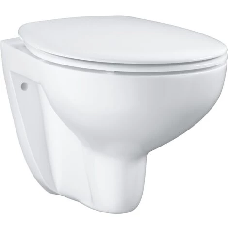 GROHE WC Suspendu Sans Bride Bau Ceramic Avec Abattant 3 GROHE WC Suspendu Sans Bride Bau Ceramic Avec Abattant