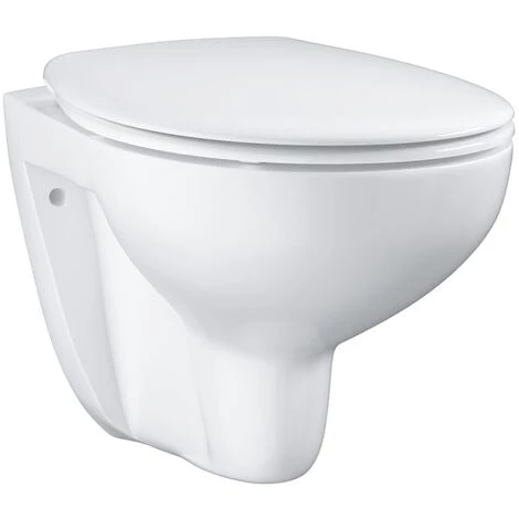 GROHE WC Suspendu Sans Bride Bau Ceramic Avec Abattant 4 GROHE WC Suspendu Sans Bride Bau Ceramic Avec Abattant – Image 2
