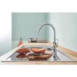 Grohe Bauloop Mitigeur Cuisine, Monocommande, Col De Cygne, Chrome (31368001) -GROHE Soldes 19812479 3