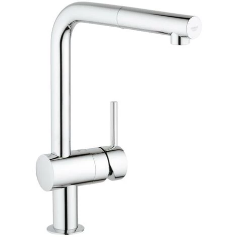Grohe Minta Mitigeur De Cuisine Avec Rotation 360° Et Douchette, Chrome (32168000) 3 Grohe Minta Mitigeur De Cuisine Avec Rotation 360° Et Douchette, Chrome (32168000)