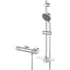 Grohe Precision Feel Ensemble De Douche Thermostatique Avec Douchette 3 Jets (34791000)