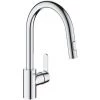 Grohe Get Mitigeur Monocommande évier 'col De Cygne' Avec Douchette Extractible 2 Jets (31484001)