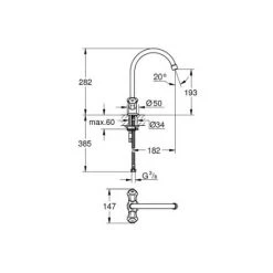 GROHE Mélangeur Costa L -GROHE Soldes 24385277 2