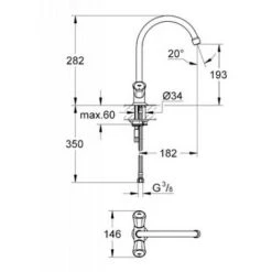 GROHE Mélangeur Costa L -GROHE Soldes 24385277 3