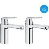 Grohe Eurosmart Cosmopolitan Lot De 2 Mitigeurs Monocommande 1/2' Lavabo Taille M (23327000-DUO) -GROHE Soldes 25261749 1