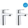 Grohe Lot De 2 Mitigeurs Lavabo De Taille M Avec Tirettes Et Vidages , DN 15 (MitigeurM2-DUO) 2 Grohe Lot De 2 Mitigeurs Lavabo De Taille M Avec Tirettes Et Vidages , DN 15 (MitigeurM2-DUO) -GROHE Soldes 25955392 1