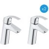 Grohe Eurosmart Lot De 2 Mitigeurs Monocommande Lavabo Taille M (23324001-DUO) -GROHE Soldes 25955394 1