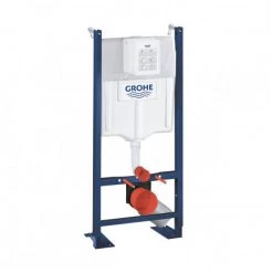 Grohe Pack WC Bâti Autoportant Avec Cuvette Swiss Aqua Technologies Sans Bride + Plaque Blanche (ProjectSATrimless-4) -GROHE Soldes 26116265 3