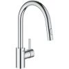 Grohe Eurosmart Cosmopolitan Mitigeur Cuisine Avec Douchette Extractible 2 Jets, Col De Cygne, Chrome (31481001) 1 Grohe Eurosmart Cosmopolitan Mitigeur Cuisine Avec Douchette Extractible 2 Jets, Col De Cygne, Chrome (31481001) -GROHE Soldes 26409613 1