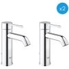 Grohe Essence - Lot De 2 Mitigeurs Monocommande 1/2" Lavabo Taille S (23591001-DUO) -GROHE Soldes 26551791 1