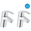 Grohe Eurosmart Lot De 2 Mitigeurs Monocommande 1/2' Lavabo Taille S (32926002-DUO) 2 Grohe Eurosmart Lot De 2 Mitigeurs Monocommande 1/2' Lavabo Taille S (32926002-DUO) -GROHE Soldes 26624850 1