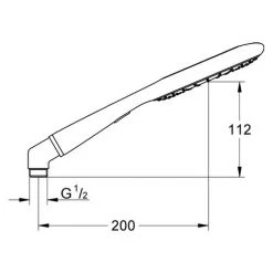Grohe Rainshower Icon 150 Douchette à Main, 2 Types De Douche / Violet - 27448000 5 Grohe Rainshower Icon 150 Douchette à Main, 2 Types De Douche / Violet - 27448000 -GROHE Soldes 27366919 2