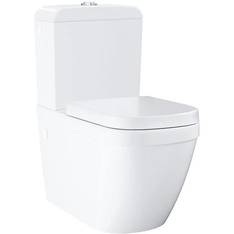 Grohe Ceramic Pack WC à Poser Haut De Gamme, Alimentation Par Le Dessous (39462000) 3 Grohe Ceramic Pack WC à Poser Haut De Gamme, Alimentation Par Le Dessous (39462000)
