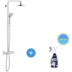 Grohe Euphoria System 180 Colonne De Douche Avec Mitigeur Thermostatique + Nettoyant GrohClean Offert (27296001) 11 Grohe Euphoria System 180 Colonne De Douche Avec Mitigeur Thermostatique + Nettoyant GrohClean Offert (27296001) -GROHE Soldes 27562558 5