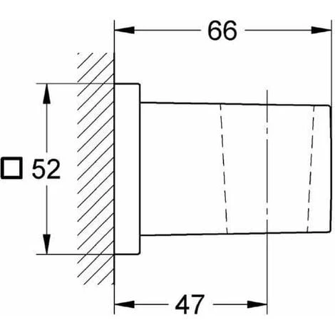 Grohe Euphoria Cube Support Mural Pour Douchette (27693000) 4 Grohe Euphoria Cube Support Mural Pour Douchette (27693000) – Image 2