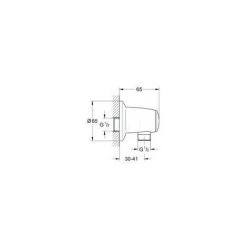 Grohe Movario Coude à Encastrer 1/2' (28405000) 5 Grohe Movario Coude à Encastrer 1/2' (28405000) -GROHE Soldes 2805523 2