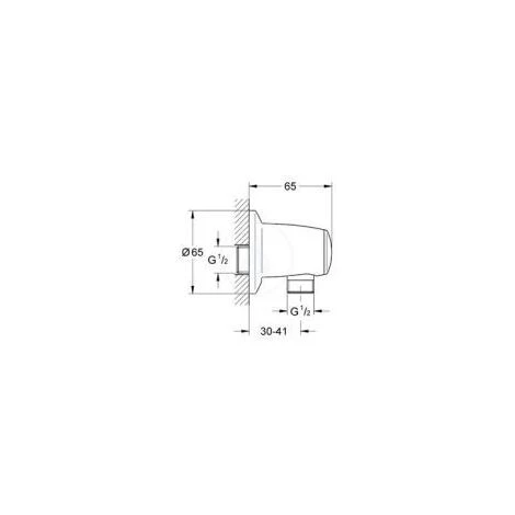 Grohe Movario Coude à Encastrer 1/2' (28405000) 4 Grohe Movario Coude à Encastrer 1/2' (28405000) – Image 2